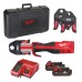 Обтискач гідравлічний акумуляторний для труб MILWAUKEE, M18 BLHPT-202C U-SET (зарядний пристрій М12-18 С, 2 акумулятори М18 В2 2