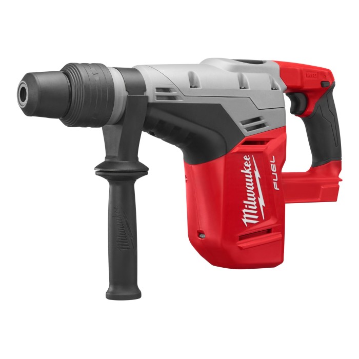 Перфоратор акумуляторний безщітковий SDS-MAX MILWAUKEE, M18 CHM-0, 6Дж (каркас, бічна рукоять, обмежувач глибини, кейс) Перфоратор акумуляторний безщітковий SDS-MAX MILWAUKEE, M18 CHM-0, 6Дж (каркас, бічна рукоять, обмежувач глибини, кейс)