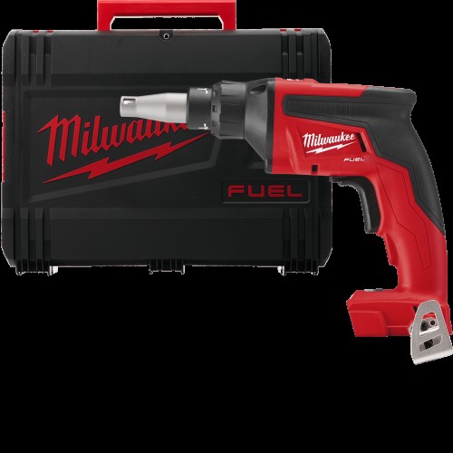 Шуруповерт для гіпсокартону акумуляторний безщітковий MILWAUKEE, M18 FSG-0X (каркас, кліпса для ременя, HD кейс)