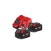 Енергокомплект Li-Ion MILWAUKEE, M18 NRG-402 (зарядний пристрій M12-18FC, 2 акумулятори М18 В4 4Аг, картонне пакування)