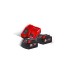 Енергокомплект MILWAUKEE M18 NRG-502 (зарядний пристрій M12-18C, 2 акумулятори М18 В5 5Аг, картонне пакування)