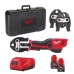 Обтискач гідравлічний акумуляторний для труб MILWAUKEE, M12 HPT-202C V-SET2 (зарядний пристрій С12 С, 2 акумулятори М12 В2 2Аг,