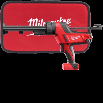 Пістолет для герметиків акумуляторний MILWAUKEE, C18 PCG/310C-0B, 310мл (каркас, пластиковий картридж, сумка)
