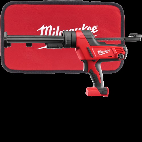 Пістолет для герметиків акумуляторний MILWAUKEE, C18 PCG/310C-0B, 310мл (каркас, пластиковий картридж, сумка)