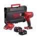 Термоповітродувка акумуляторна MILWAUKEE, M18 BHG-502C (зарядний пристрій M12-18 FC, 2 акумулятори М18 В5 5Аг, аксесуари, кейс)