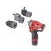 Дриль-шуруповерт з ударом акумуляторний безщітковий MILWAUKEE, M12 FPDXKIT-202X, 37Нм (зарядний пристрій С12 С, 2 акумулятори М1