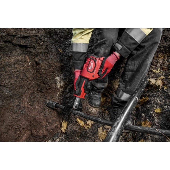 Кабелеріз гідравлічний акумуляторний MILWAUKEE, M18 ONEHCC-201C ACSR (зарядний пристрій М12-18 С, 1 акумулятор М18 В2 2Аг, кліщі Кабелеріз гідравлічний акумуляторний MILWAUKEE, M18 ONEHCC-201C ACSR (зарядний пристрій М12-18 С, 1 акумулятор М18 В2 2Аг, кліщі