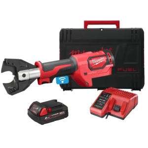 Кабелеріз гідравлічний акумуляторний MILWAUKEE, M18 ONEHCC-201C FSW (зарядний пристрій М12-18 С, 1 акумулятор М18 В2 2Аг, кліщі