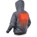 Куртка (толстовка) з електропідігрівом акумуляторна MILWAUKEE, M12 HH GREY3-0 (XXL), сіра