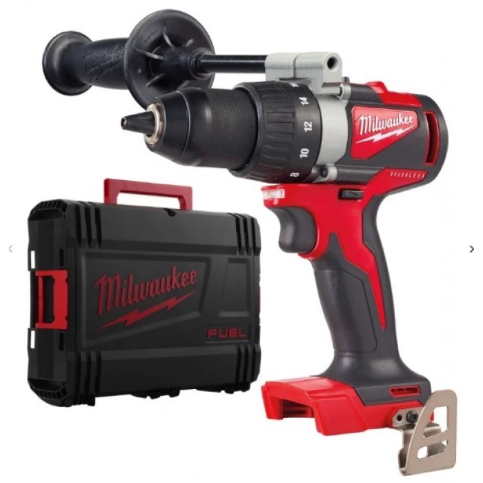 Дриль-шуруповерт акумуляторний безщітковий MILWAUKEE, M18 BLDD2-0X, 82Нм (каркас, кліпса на ремень, HDкейс) Дриль-шуруповерт акумуляторний безщітковий MILWAUKEE, M18 BLDD2-0X, 82Нм (каркас, кліпса на ремень, HDкейс)