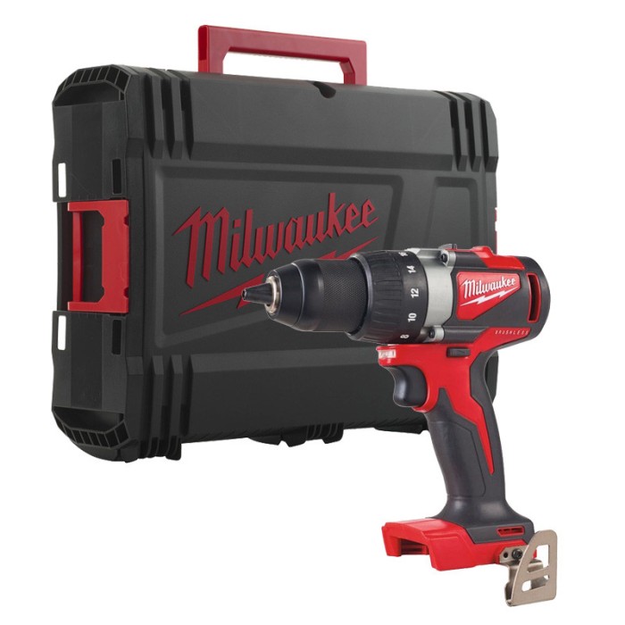 Дриль-шуруповерт акумуляторний безщітковий MILWAUKEE, M18 BLDD2-0X, 82Нм (каркас, кліпса на ремень, HDкейс) Дриль-шуруповерт акумуляторний безщітковий MILWAUKEE, M18 BLDD2-0X, 82Нм (каркас, кліпса на ремень, HDкейс)