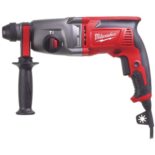 Перфоратор SDS-PLUS MILWAUKEE, PFH 26 T, 800Вт, 2,4Дж (2 режими) (бічна рукоять, обмежувач глибини, кейс)