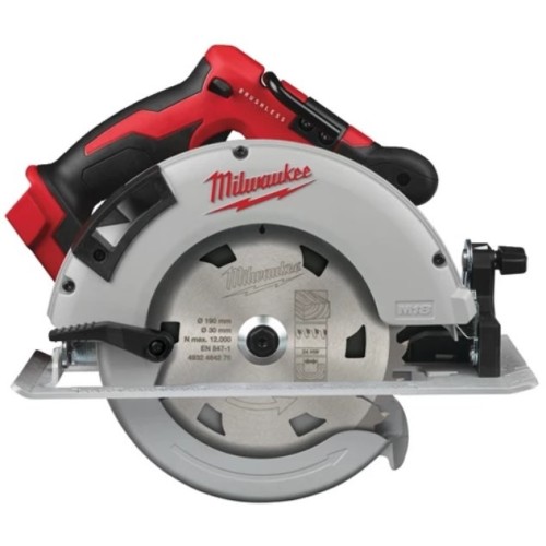 Пила дискова ручна акумуляторная MILWAUKEE, M18 BLCS66-0, діаметр 190мм (каркас)