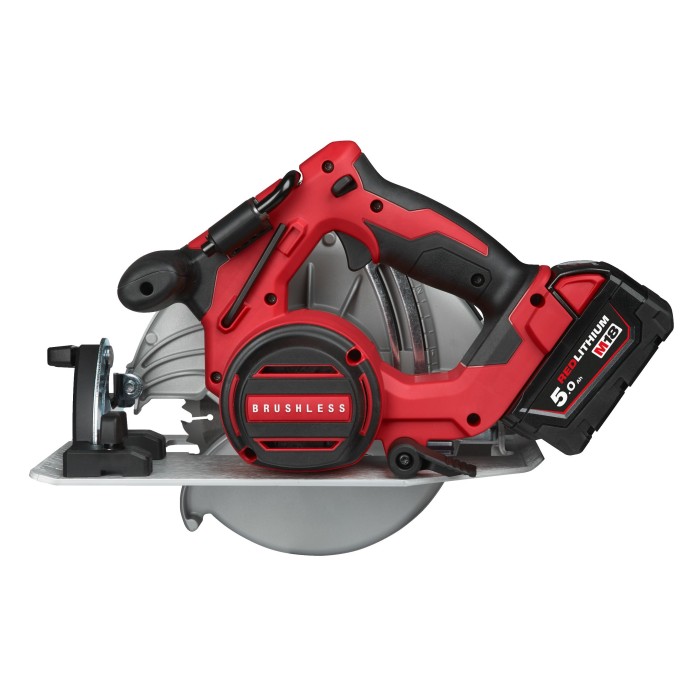 Пила дискова ручна аккумуляторна MILWAUKEE, M18 BLCS66-502X, діаметр 165мм (зарядний пристрій M12-18 FC, 2 акумулятори M18 B5 5А Пила дискова ручна аккумуляторна MILWAUKEE, M18 BLCS66-502X, діаметр 165мм (зарядний пристрій M12-18 FC, 2 акумулятори M18 B5 5А