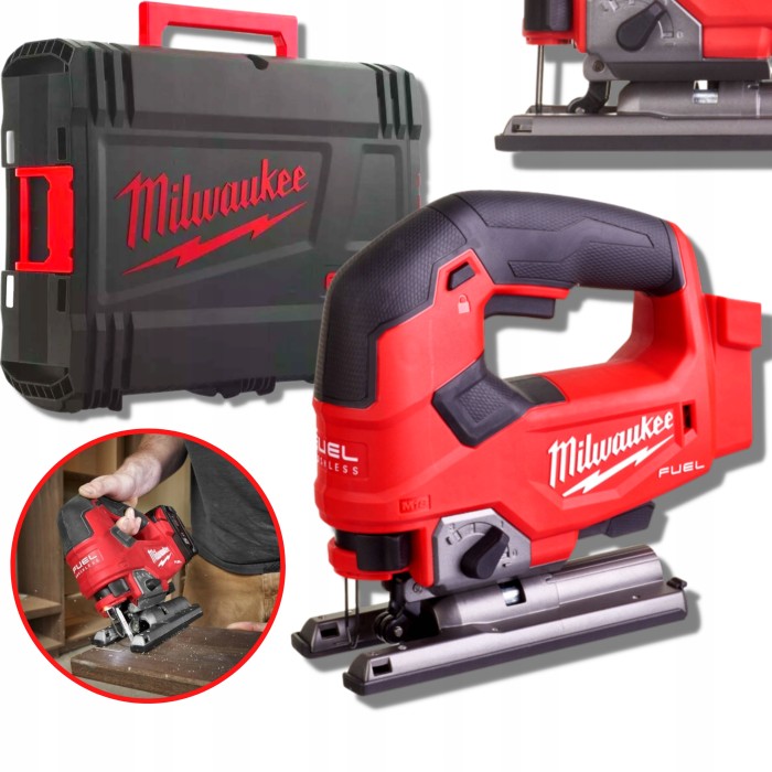 Лобзик акумуляторний MILWAUKEE, M18 FJS-0X (каркас. полотно, адаптер, кожух, насадка, накладка підошви, HDкейс) Лобзик акумуляторний MILWAUKEE, M18 FJS-0X (каркас. полотно, адаптер, кожух, насадка, накладка підошви, HDкейс)