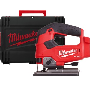 Лобзик акумуляторний MILWAUKEE, M18 FJS-0X (каркас. полотно, адаптер, кожух, насадка, накладка підошви, HDкейс)