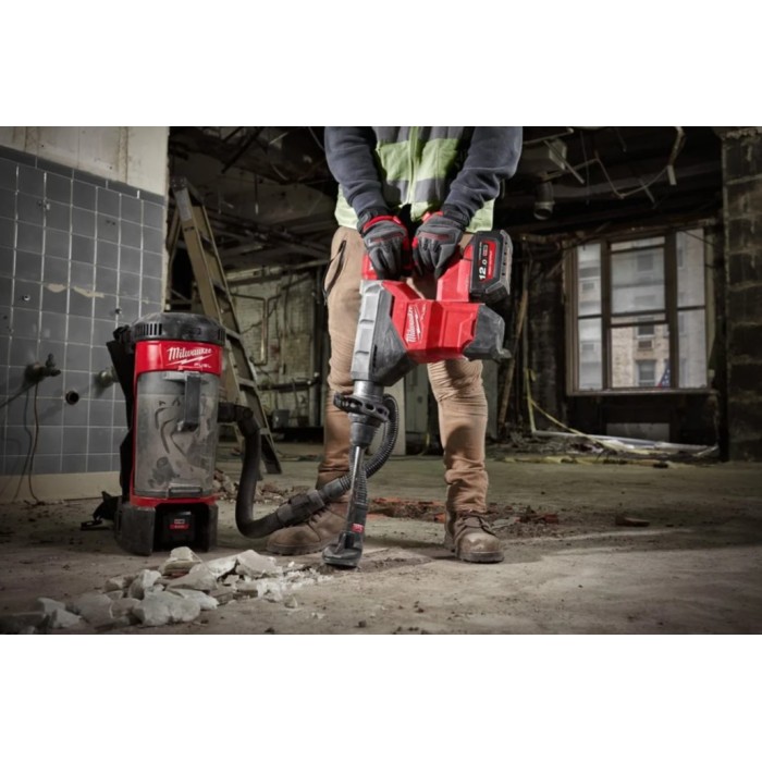 Перфоратор акумуляторний безщітковий SDS-MAX MILWAUKEE, M18 FHM-0C, 11Дж (кейс, каркас) Перфоратор акумуляторний безщітковий SDS-MAX MILWAUKEE, M18 FHM-0C, 11Дж (кейс, каркас)