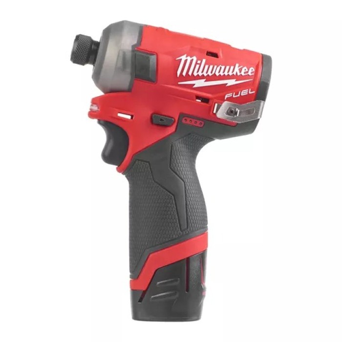 Шуруповерт ударний гідравлічний акумуляторний безщітковий 1/4'' HEX MILWAUKEE, M12 FQID-202X, 50Нм (зарядний пристрій С12 С, 2 а Шуруповерт ударний гідравлічний акумуляторний безщітковий 1/4'' HEX MILWAUKEE, M12 FQID-202X, 50Нм (зарядний пристрій С12 С, 2 а