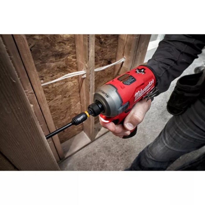 Шуруповерт ударний гідравлічний акумуляторний безщітковий 1/4'' HEX MILWAUKEE, M12 FQID-202X, 50Нм (зарядний пристрій С12 С, 2 а Шуруповерт ударний гідравлічний акумуляторний безщітковий 1/4'' HEX MILWAUKEE, M12 FQID-202X, 50Нм (зарядний пристрій С12 С, 2 а