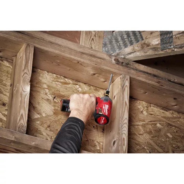 Шуруповерт ударний гідравлічний акумуляторний безщітковий 1/4'' HEX MILWAUKEE, M12 FQID-202X, 50Нм (зарядний пристрій С12 С, 2 а Шуруповерт ударний гідравлічний акумуляторний безщітковий 1/4'' HEX MILWAUKEE, M12 FQID-202X, 50Нм (зарядний пристрій С12 С, 2 а