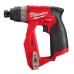 Дриль-шуруповерт акумуляторний безщітковий MILWAUKEE, M12 FDDX-0, 34Нм (каркас без насадок, кліпса для ременя)