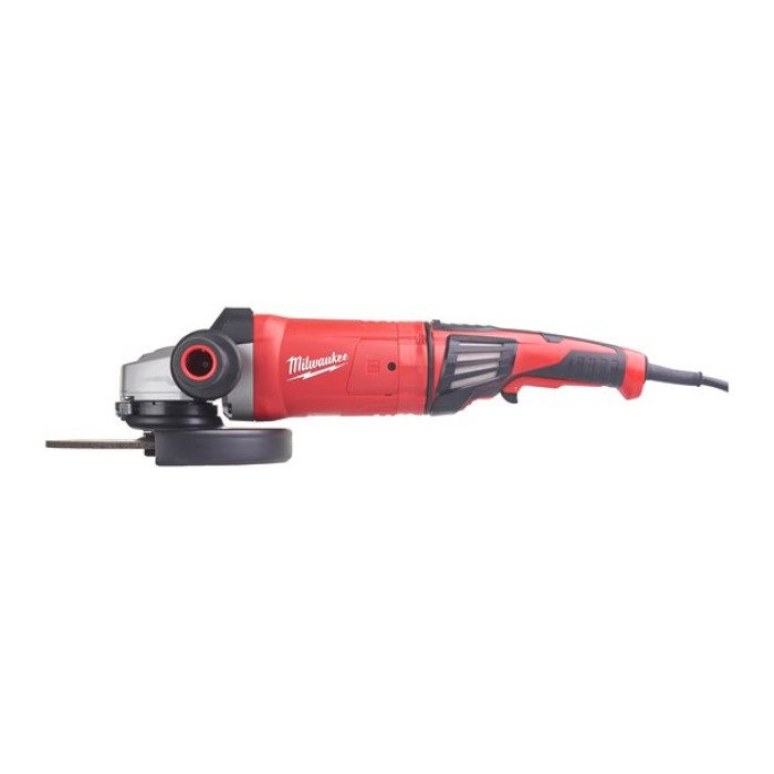 Шліфмашина кутова MILWAUKEE, AGVKB 24-230 EKX, 2400Вт, діаметр 230мм (захисний кожух, антивібраційна рукоять, опорна та притиск Шліфмашина кутова MILWAUKEE, AGVKB 24-230 EKX, 2400Вт, діаметр 230мм (захисний кожух, антивібраційна рукоять, опорна та притиск