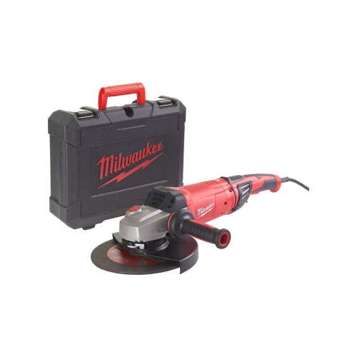 Шліфмашина кутова MILWAUKEE, AGVKB 24-230 EKX DMS, 2400Вт, діаметр 230мм (захисний кожух, антивібраційна рукоять, опорна та прит