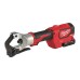 Обтискач гідравлічний акумуляторний для кабелів MILWAUKEE, M18 HDCT-202C (зарядний пристрій М12-18 С, 2 акумулятори М18 В2 2Аг,