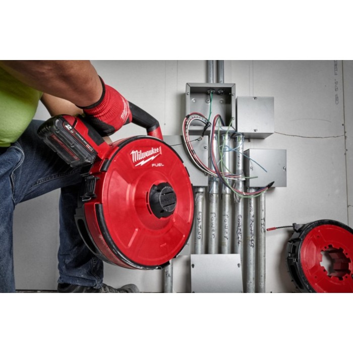 Пристрій акумуляторний для протягування кабелю MILWAUKEE, M18 FPFT-202 ST Set, 36м (зарядний пристрій M12-18 FC, 2 акумулятори M Пристрій акумуляторний для протягування кабелю MILWAUKEE, M18 FPFT-202 ST Set, 36м (зарядний пристрій M12-18 FC, 2 акумулятори M