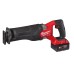 Пила шабельна акумуляторна безщіткова MILWAUKEE, M18 FHZ-502X (зарядний пристрій M12-18 FC, 2 акумулятори М18 В5 5Аг, полотно, H