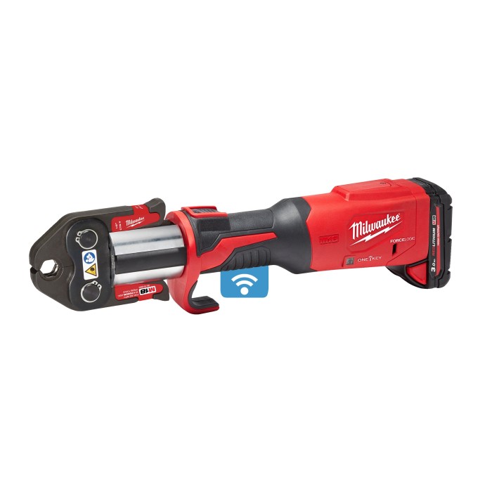 Обтискач гідравлічний акумуляторний для труб MILWAUKEE, M18 ONEBLHPT-302C U-SET (зарядний пристрій М12-18 FC, 2 акумулятори М18 Обтискач гідравлічний акумуляторний для труб MILWAUKEE, M18 ONEBLHPT-302C U-SET (зарядний пристрій М12-18 FC, 2 акумулятори М18