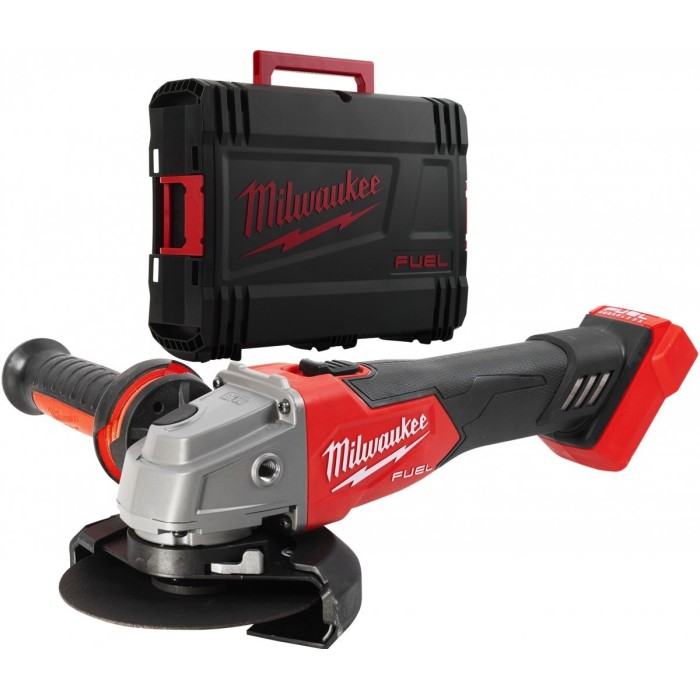 Шліфмашина кутова - болгарка акумуляторна безщіткова MILWAUKEE, M18 FSAG125X-0X, діаметр 125мм (каркас, антивібраційна бокова ру Шліфмашина кутова - болгарка акумуляторна безщіткова MILWAUKEE, M18 FSAG125X-0X, діаметр 125мм (каркас, антивібраційна бокова ру
