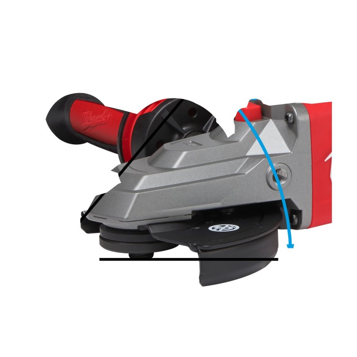 Шліфмашина кутова - болгарка акумуляторна MILWAUKEE M18 FSAGF125XB-0X, 1200Вт, діаметр 125мм (антивібраційна бокова рукоятка, за Шліфмашина кутова - болгарка акумуляторна MILWAUKEE M18 FSAGF125XB-0X, 1200Вт, діаметр 125мм (антивібраційна бокова рукоятка, за