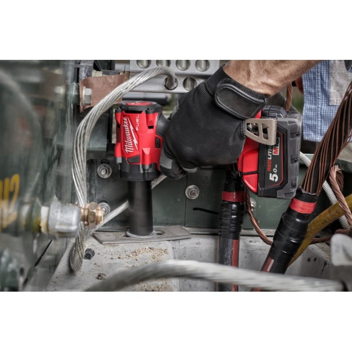 Гайковерт акумуляторний безщітковий 1/2'' MILWAUKEE, M18 FIW2P12-502X, 339Нм, з піном (зарядний пристрій M12-18 FC, 2 акумулятор Гайковерт акумуляторний безщітковий 1/2'' MILWAUKEE, M18 FIW2P12-502X, 339Нм, з піном (зарядний пристрій M12-18 FC, 2 акумулятор