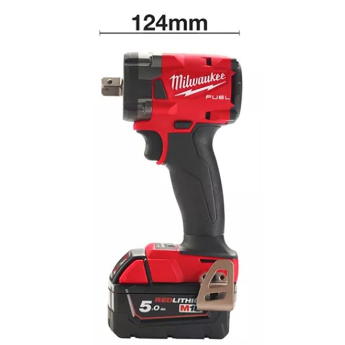 Гайковерт акумуляторний безщітковий 1/2'' MILWAUKEE, M18 FIW2P12-502X, 339Нм, з піном (зарядний пристрій M12-18 FC, 2 акумулятор Гайковерт акумуляторний безщітковий 1/2'' MILWAUKEE, M18 FIW2P12-502X, 339Нм, з піном (зарядний пристрій M12-18 FC, 2 акумулятор