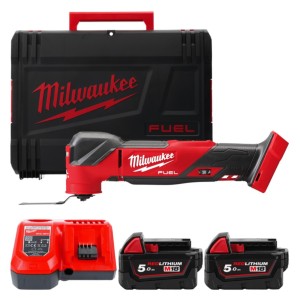 Інструмент багатофунціональний акумуляторний MILWAUKEE, M18 FMT-502X (зарядний.пристрій M12-18 FC, 2 акумулятори М18 В5 5Аг, уні