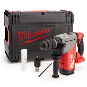 Перфоратор акумуляторний безщітковий SDS-PLUS MILWAUKEE, M18 ONEFHPX-0X, 5Дж (каркас, патрон FIXTEC 13мм, HDкейс)