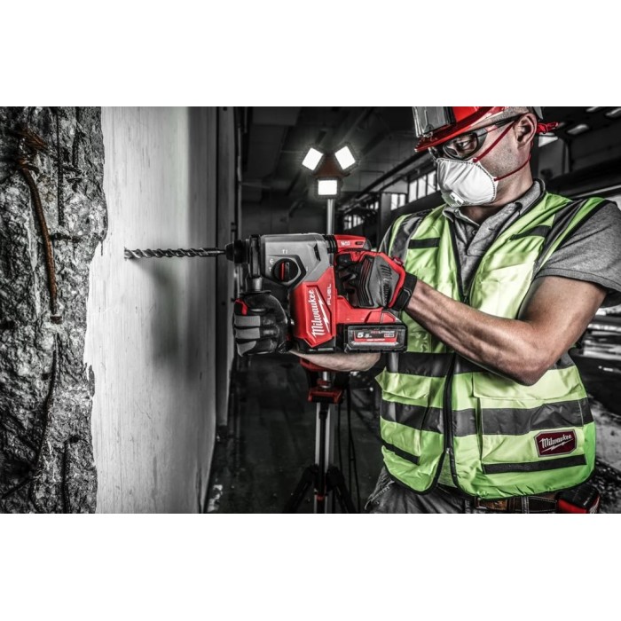 Перфоратор акумуляторний безщітковий SDS-PLUS MILWAUKEE, M18 FH-0X, 2,5Дж (каркас, HDкейс) Перфоратор акумуляторний безщітковий SDS-PLUS MILWAUKEE, M18 FH-0X, 2,5Дж (каркас, HDкейс)