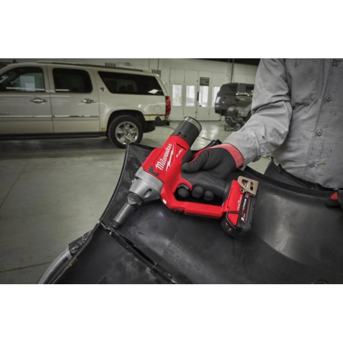 Заклепочник акумуляторний безщітковий MILWAUKEE M18 ONEFPRT-0X, діаметр заклепок 4,8-7,0мм (каркас, кліпса на ремінь. перехідник Заклепочник акумуляторний безщітковий MILWAUKEE M18 ONEFPRT-0X, діаметр заклепок 4,8-7,0мм (каркас, кліпса на ремінь. перехідник
