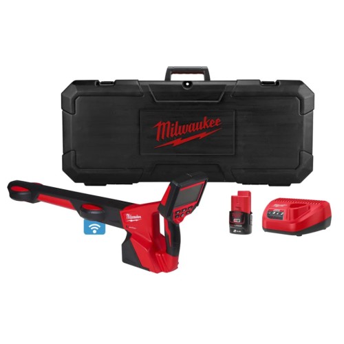 Локатор акумуляторный MILWAUKEE, M12 PL-201C (зарядний пристрій С12 С, 1 акумулятор М12 В2 2Аг, кейс)