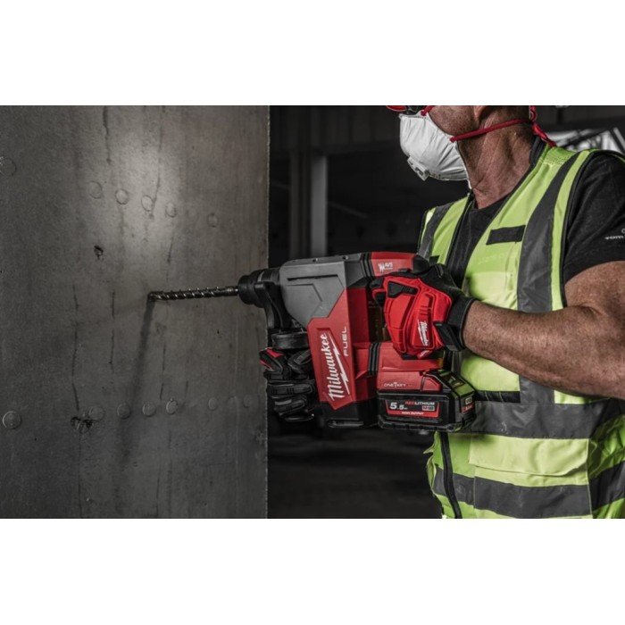 Перфоратор акумуляторний безщітковий SDS-PLUS MILWAUKEE, M18 ONEFHP-0X, 5Дж (каркас, HDкейс) Перфоратор акумуляторний безщітковий SDS-PLUS MILWAUKEE, M18 ONEFHP-0X, 5Дж (каркас, HDкейс)