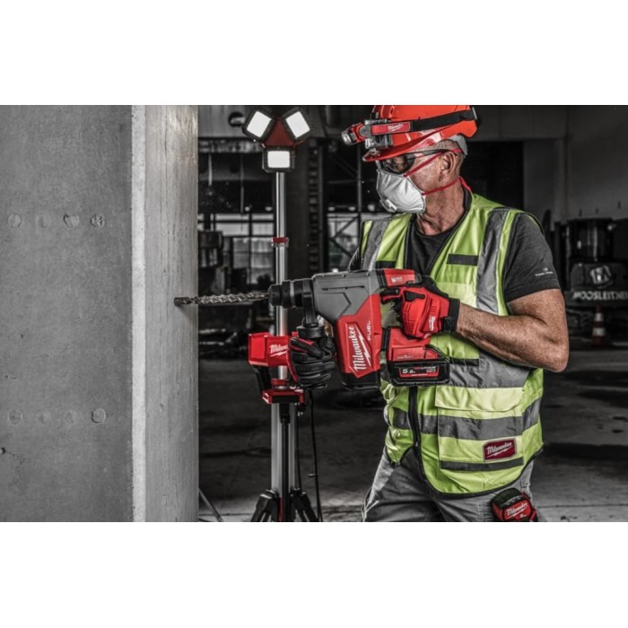 Перфоратор акумуляторний безщітковий SDS-PLUS MILWAUKEE, M18 ONEFHP-0X, 5Дж (каркас, HDкейс) Перфоратор акумуляторний безщітковий SDS-PLUS MILWAUKEE, M18 ONEFHP-0X, 5Дж (каркас, HDкейс)