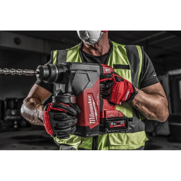 Перфоратор акумуляторний безщітковий SDS-PLUS MILWAUKEE, M18 ONEFHP-0X, 5Дж (каркас, HDкейс) Перфоратор акумуляторний безщітковий SDS-PLUS MILWAUKEE, M18 ONEFHP-0X, 5Дж (каркас, HDкейс)