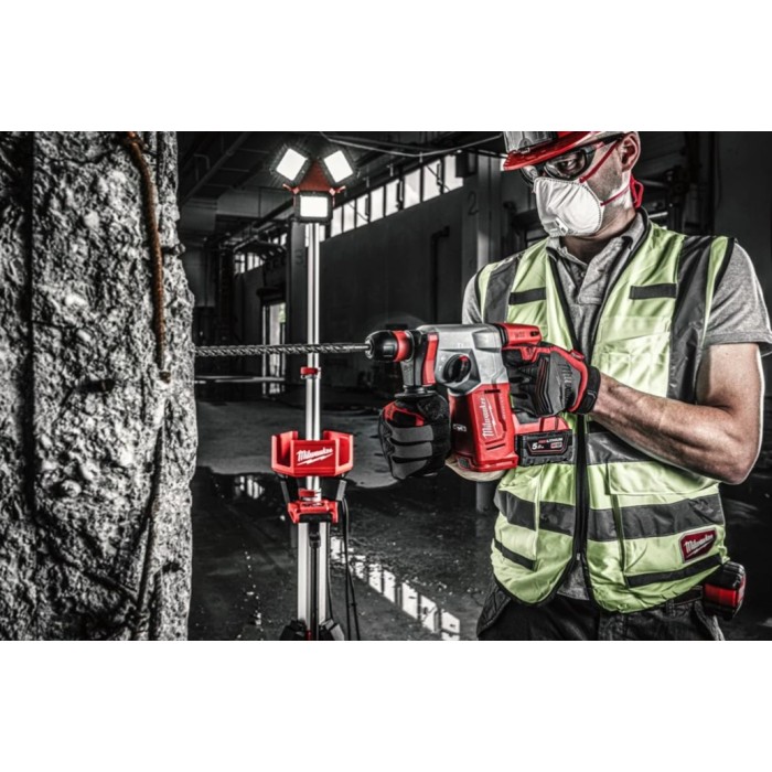 Перфоратор акумуляторний SDS-PLUS MILWAUKEE, M18 BLHX-502X, 2,3 Дж (зарядний пристрій M12-18 FC, 2 акумулятори М18 В5 5Аг, патро Перфоратор акумуляторний SDS-PLUS MILWAUKEE, M18 BLHX-502X, 2,3 Дж (зарядний пристрій M12-18 FC, 2 акумулятори М18 В5 5Аг, патро