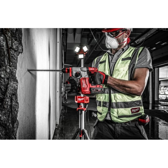 Перфоратор акумуляторний SDS-PLUS MILWAUKEE, M18 BLHX-502X, 2,3 Дж (зарядний пристрій M12-18 FC, 2 акумулятори М18 В5 5Аг, патро Перфоратор акумуляторний SDS-PLUS MILWAUKEE, M18 BLHX-502X, 2,3 Дж (зарядний пристрій M12-18 FC, 2 акумулятори М18 В5 5Аг, патро