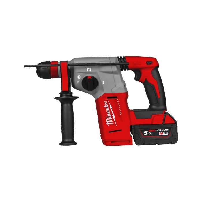 Перфоратор акумуляторний SDS-PLUS MILWAUKEE, M18 BLHX-502X, 2,3 Дж (зарядний пристрій M12-18 FC, 2 акумулятори М18 В5 5Аг, патро Перфоратор акумуляторний SDS-PLUS MILWAUKEE, M18 BLHX-502X, 2,3 Дж (зарядний пристрій M12-18 FC, 2 акумулятори М18 В5 5Аг, патро
