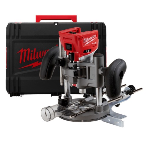 Фрезер кромкувальний акумулятрний MILWAUKEE, M18 FTR8-0X, цанга 6/8мм (насадки для відалення пилу 2шт, накладка 146мм, цанга 1х6
