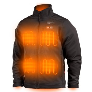 Куртка з підігрівом MILWAUKEE, M12 HJBL5-0 (XXXL), чорна (розмір XXXL)