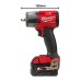 Гайкокрут акумуляторний безщітковий 3/8'' MILWAUKEE, M18 FMTIW2F38-502X, 813Нм, з кільцем (зарядний пристрій M12-18 FC, 2 акумул