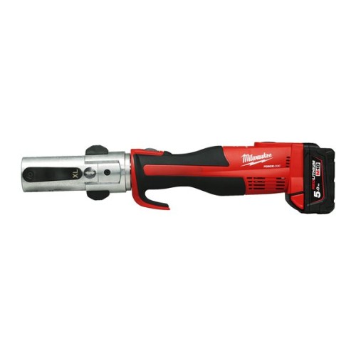 Обтискач гідравлічний акумуляторний для труб MILWAUKEE, M18 BLHPTXL-502C XL (зарядний пристрій M12-18 FC, 2 акумулятори М18 В5 5